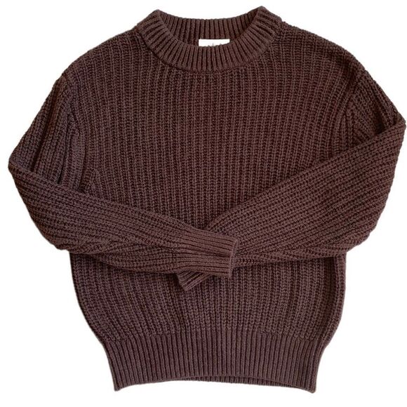 Aritzia Wilfred Sweater Crew Neck Wine size XS - Picture 3 of 9